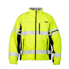 Kishigo Premium Black Series Soft Shell Jacket, Lime, JS137