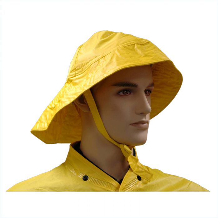 AWHA Souwester Rain Hat - Waterproof Wide Brim Hat With Ear Flaps For Fishing & Outdoor Activities