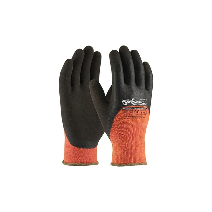 Pip Terry PIP 41-1475 2X PowerGrab™ Thermo 3/4 Hi-Vis Seamless Knit Acrylic Terry ...