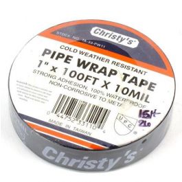 NEW Christy's PVC Adhesive Plumbers Pipe Wrap Tape 2" x 100' 10-Mil Roll 
