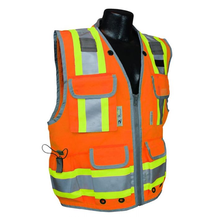 Radians Class 2 Two-Tone Trim Safety Vest Yellow/Lime 